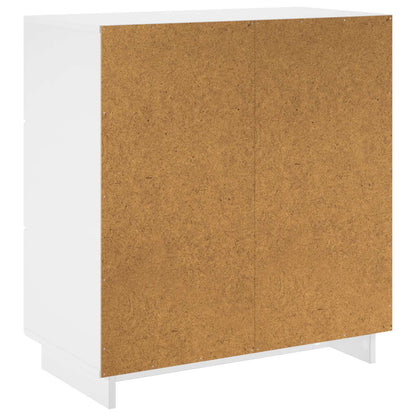 vidaXL Sideboard High Gloss White 70 x 38 x 75 cm Engineered Wood