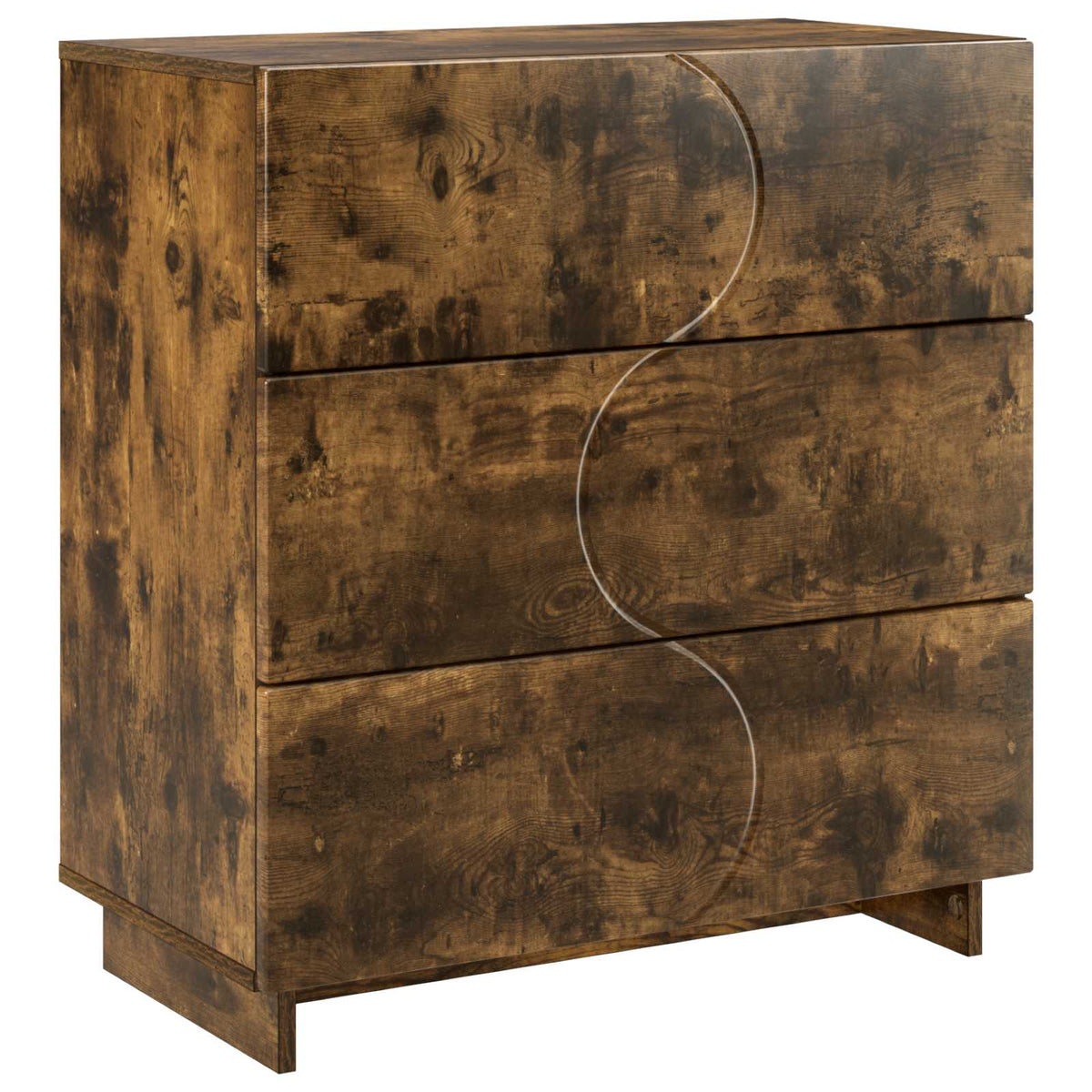 vidaXL Sideboard Smoked Oak 70 x 38 x 75 cm Engineered Wood