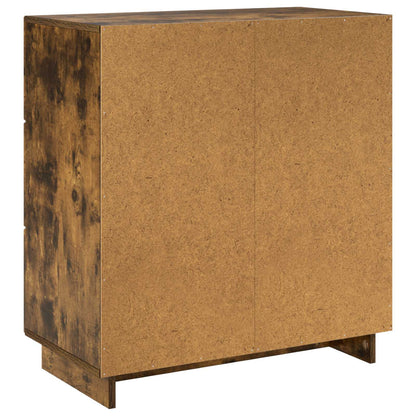 vidaXL Sideboard Smoked Oak 70 x 38 x 75 cm Engineered Wood