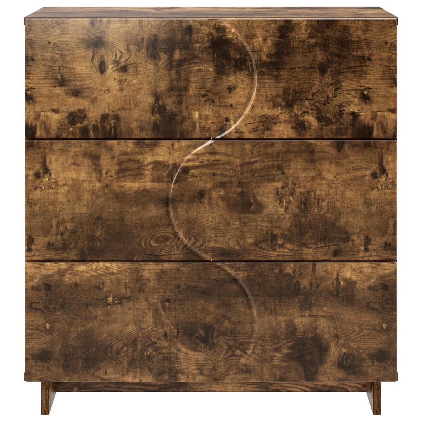 vidaXL Sideboard Smoked Oak 70 x 38 x 75 cm Engineered Wood