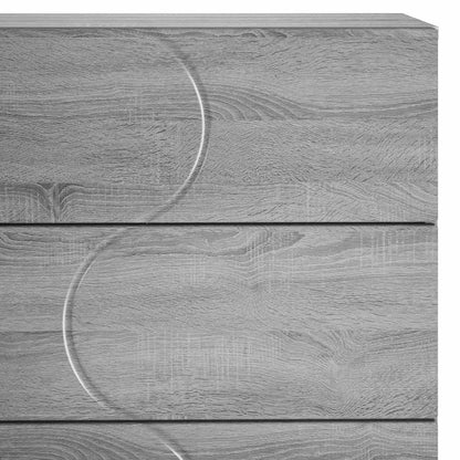 vidaXL Sideboard Grey Sonoma 70 x 38 x 75 cm Engineered Wood