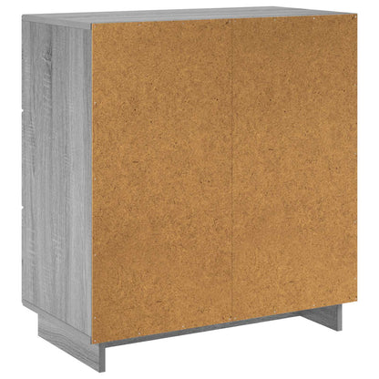 vidaXL Sideboard Grey Sonoma 70 x 38 x 75 cm Engineered Wood