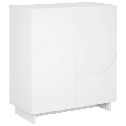 vidaXL Sideboard White 67 x 34.5 x 75 cm Engineered Wood