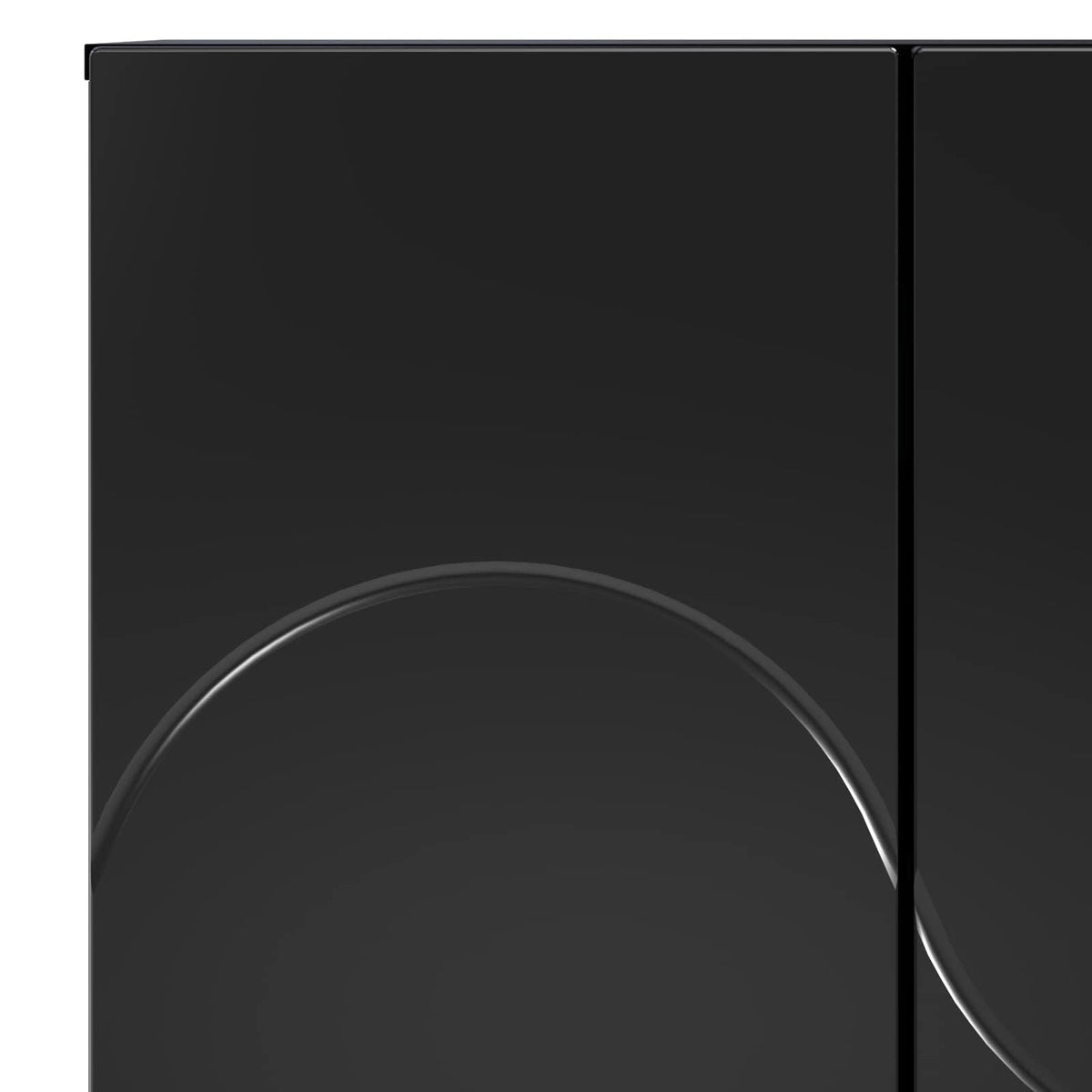 vidaXL Sideboard Black 67 x 34.5 x 75 cm Engineered Wood