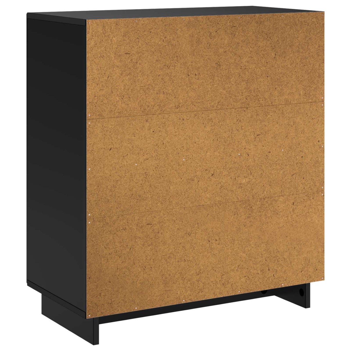 vidaXL Sideboard Black 67 x 34.5 x 75 cm Engineered Wood
