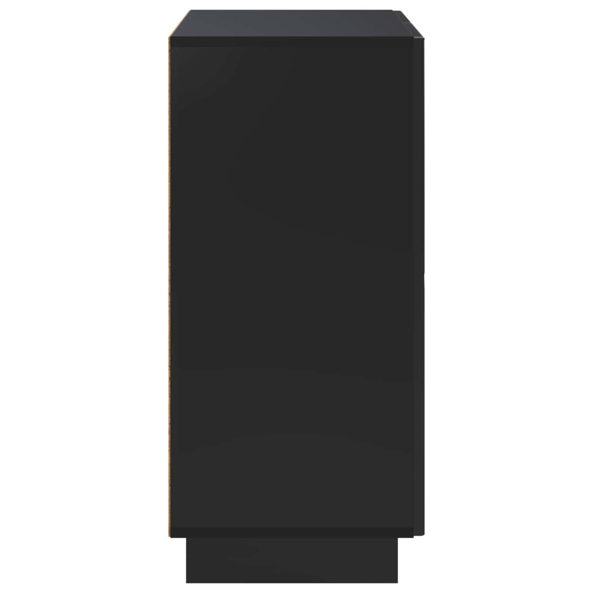 vidaXL Sideboard Black 67 x 34.5 x 75 cm Engineered Wood