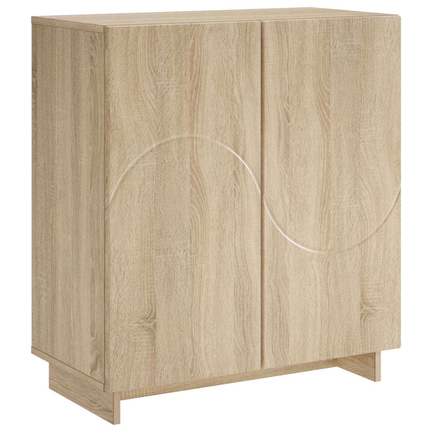 vidaXL Sideboard Sonoma Oak 67 x 34.5 x 75 cm Engineered Wood