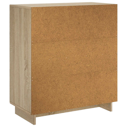 vidaXL Sideboard Sonoma Oak 67 x 34.5 x 75 cm Engineered Wood