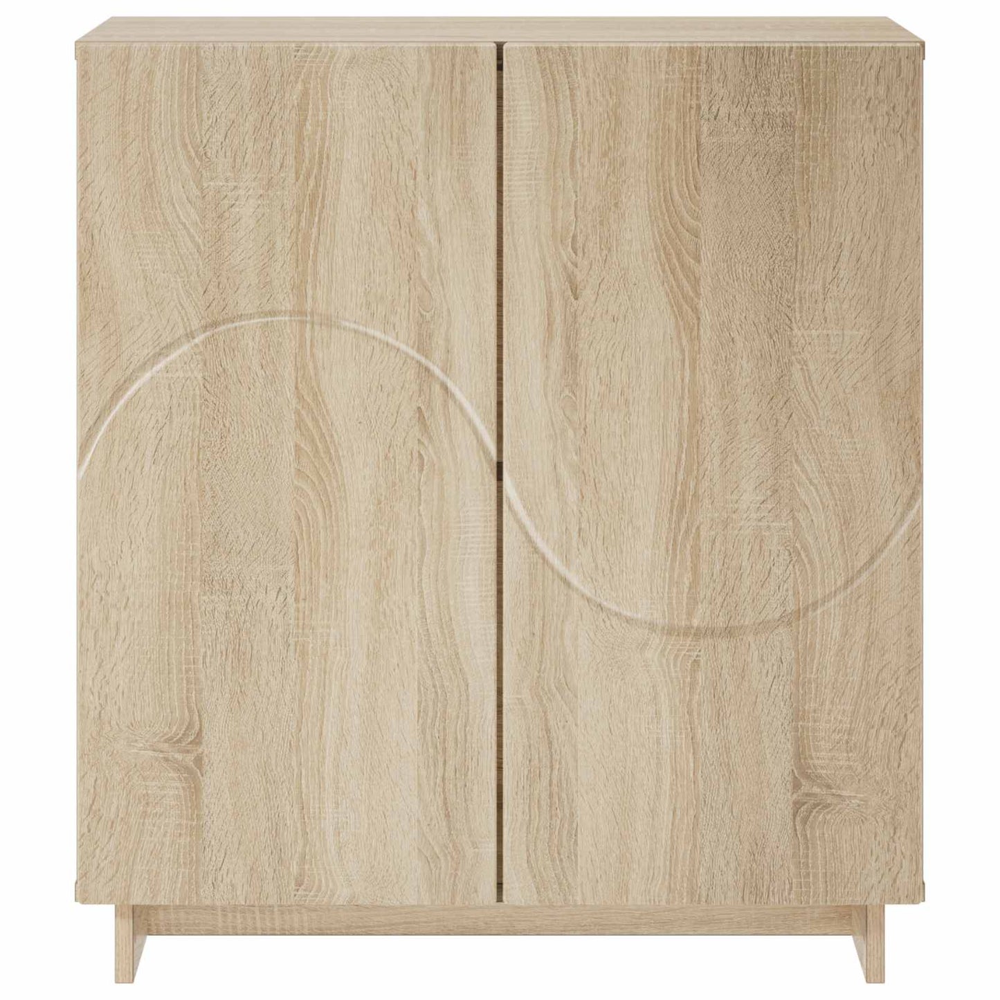 vidaXL Sideboard Sonoma Oak 67 x 34.5 x 75 cm Engineered Wood