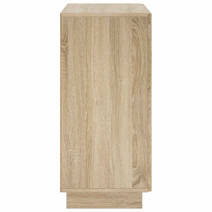vidaXL Sideboard Sonoma Oak 67 x 34.5 x 75 cm Engineered Wood
