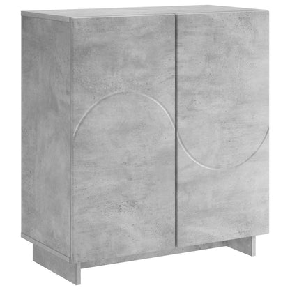 vidaXL Sideboard Concrete Grey 67 x 34.5 x 75 cm Engineered Wood