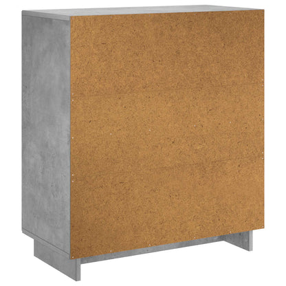vidaXL Sideboard Concrete Grey 67 x 34.5 x 75 cm Engineered Wood