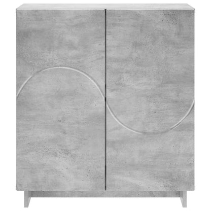 vidaXL Sideboard Concrete Grey 67 x 34.5 x 75 cm Engineered Wood