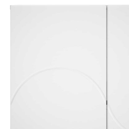 vidaXL Sideboard High Gloss White 67 x 34.5 x 75 cm Engineered Wood