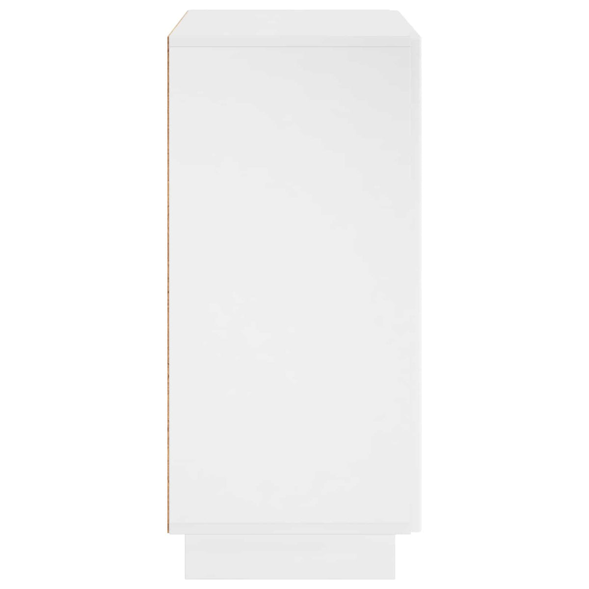 vidaXL Sideboard High Gloss White 67 x 34.5 x 75 cm Engineered Wood
