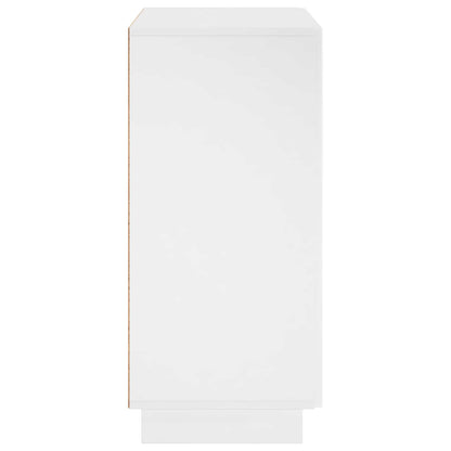vidaXL Sideboard High Gloss White 67 x 34.5 x 75 cm Engineered Wood