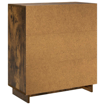 vidaXL Sideboard Smoked Oak 67 x 34.5 x 75 cm Engineered Wood