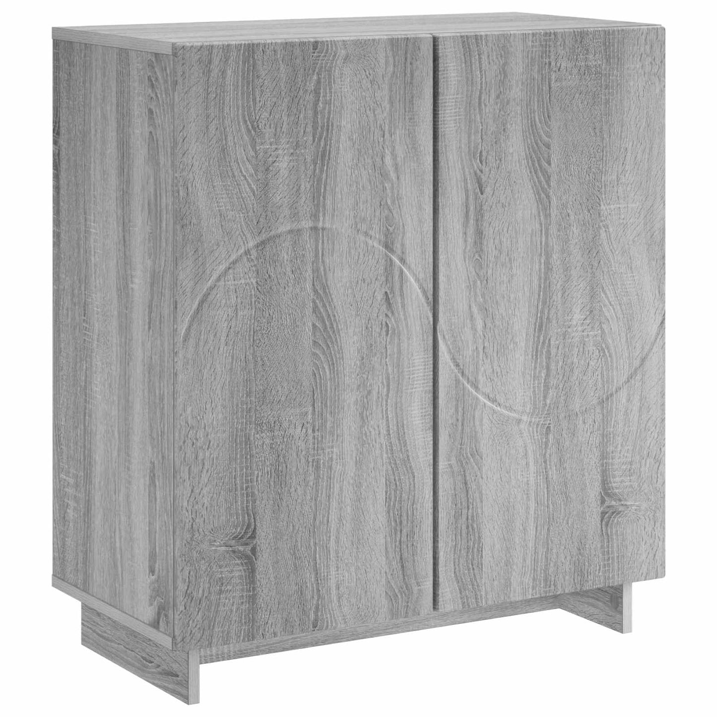 vidaXL Sideboard Grey Sonoma 67 x 34.5 x 75 cm Engineered Wood