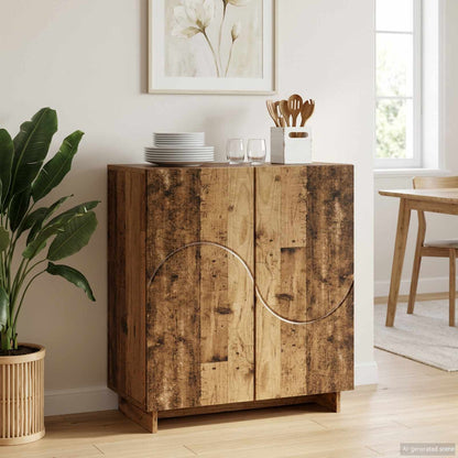 vidaXL Sideboard Old Wood 67 x 34.5 x 75 cm Engineered Wood