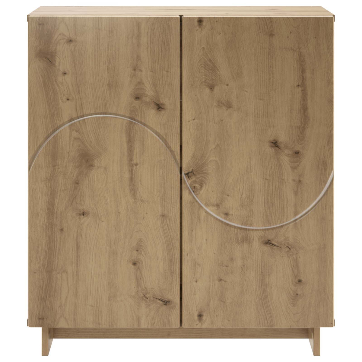 vidaXL Sideboard Artisan Oak 67 x 34.5 x 75 cm Engineered Wood