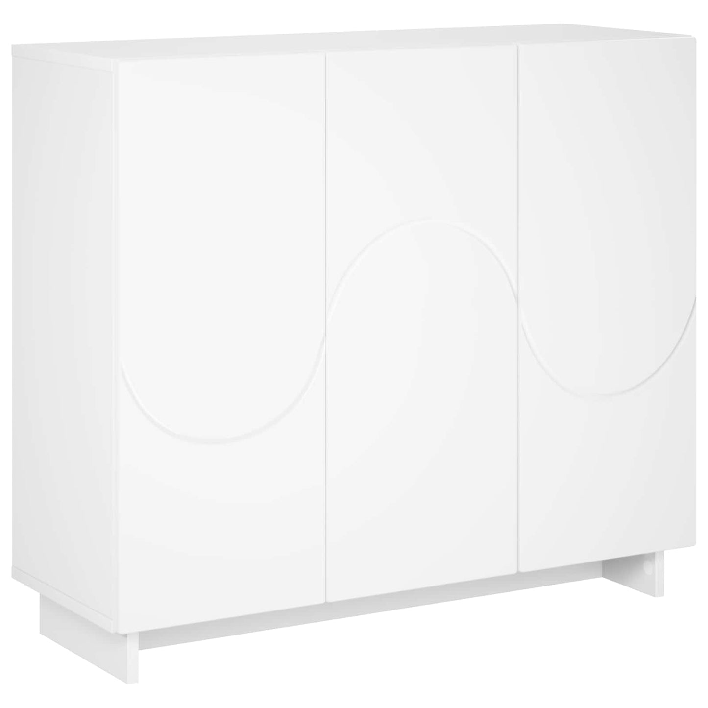 vidaXL Sideboard White 85.5 x 31 x 75 cm Engineered Wood