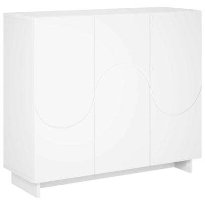 vidaXL Sideboard White 85.5 x 31 x 75 cm Engineered Wood