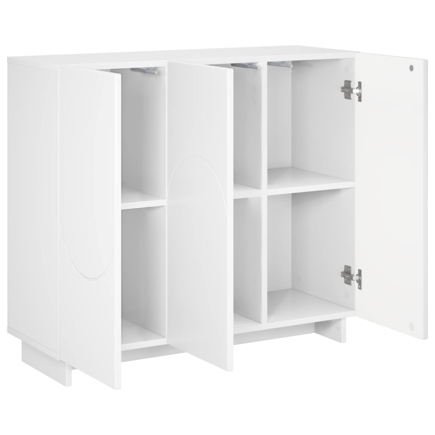 vidaXL Sideboard White 85.5 x 31 x 75 cm Engineered Wood
