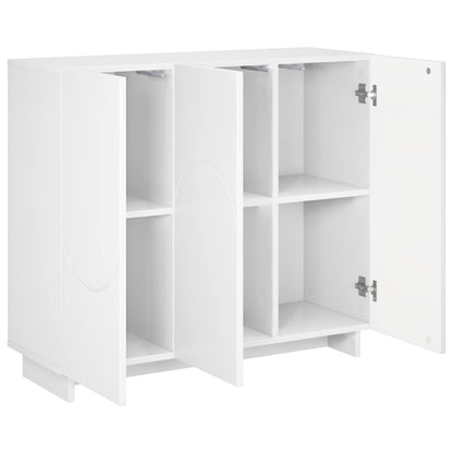 vidaXL Sideboard White 85.5 x 31 x 75 cm Engineered Wood