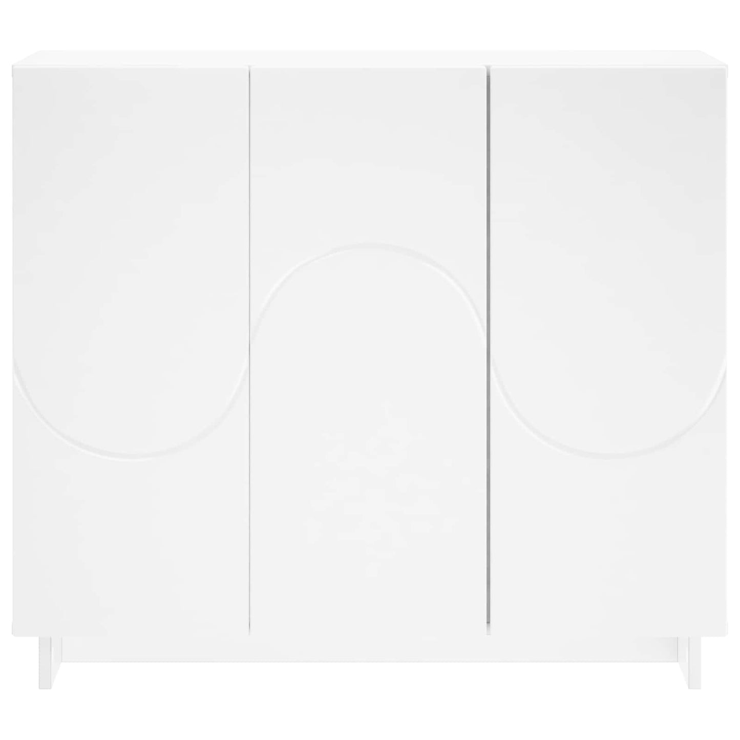 vidaXL Sideboard White 85.5 x 31 x 75 cm Engineered Wood