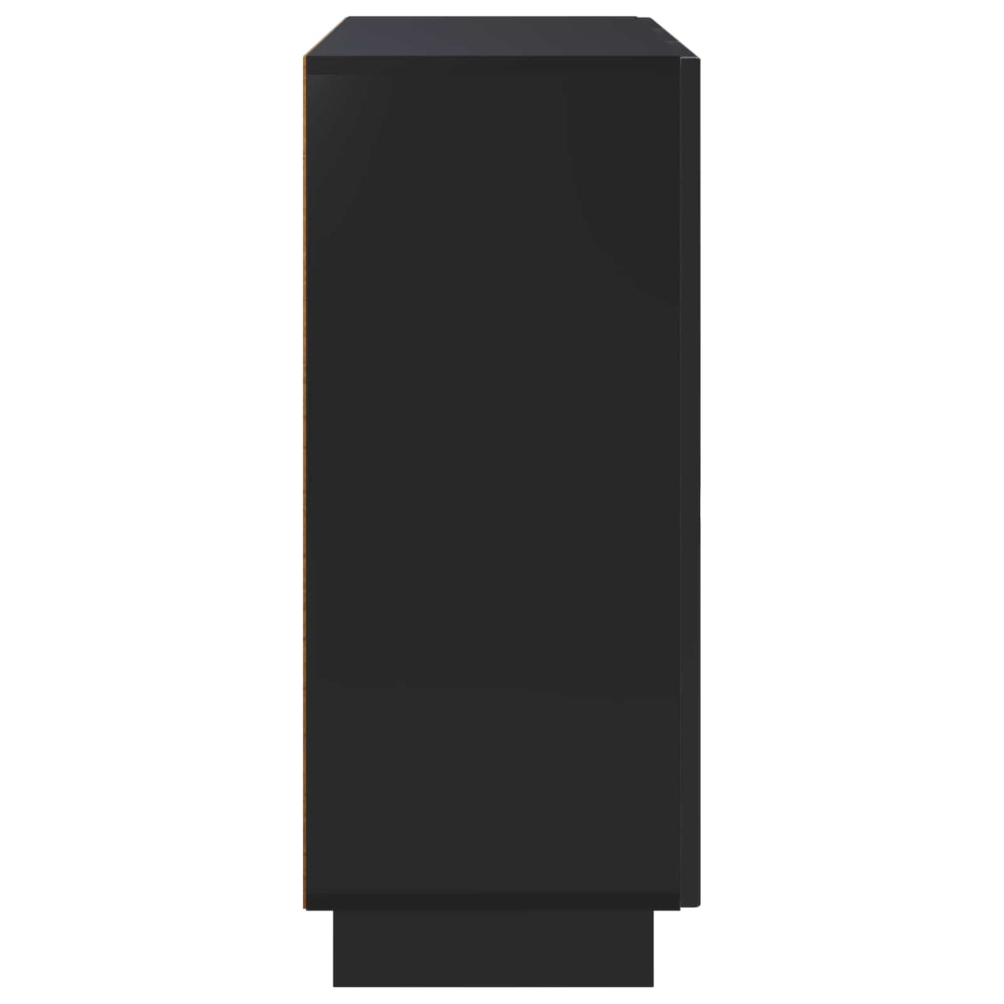vidaXL Sideboard Black 85.5 x 31 x 75 cm Engineered Wood