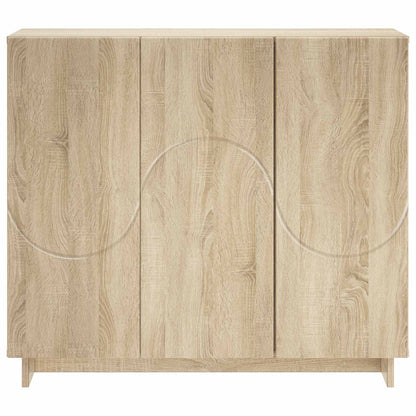 vidaXL Sideboard Sonoma Oak 85.5 x 31 x 75 cm Engineered Wood