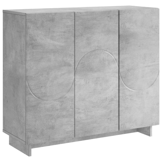vidaXL Sideboard Concrete Grey 85.5 x 31 x 75 cm Engineered Wood
