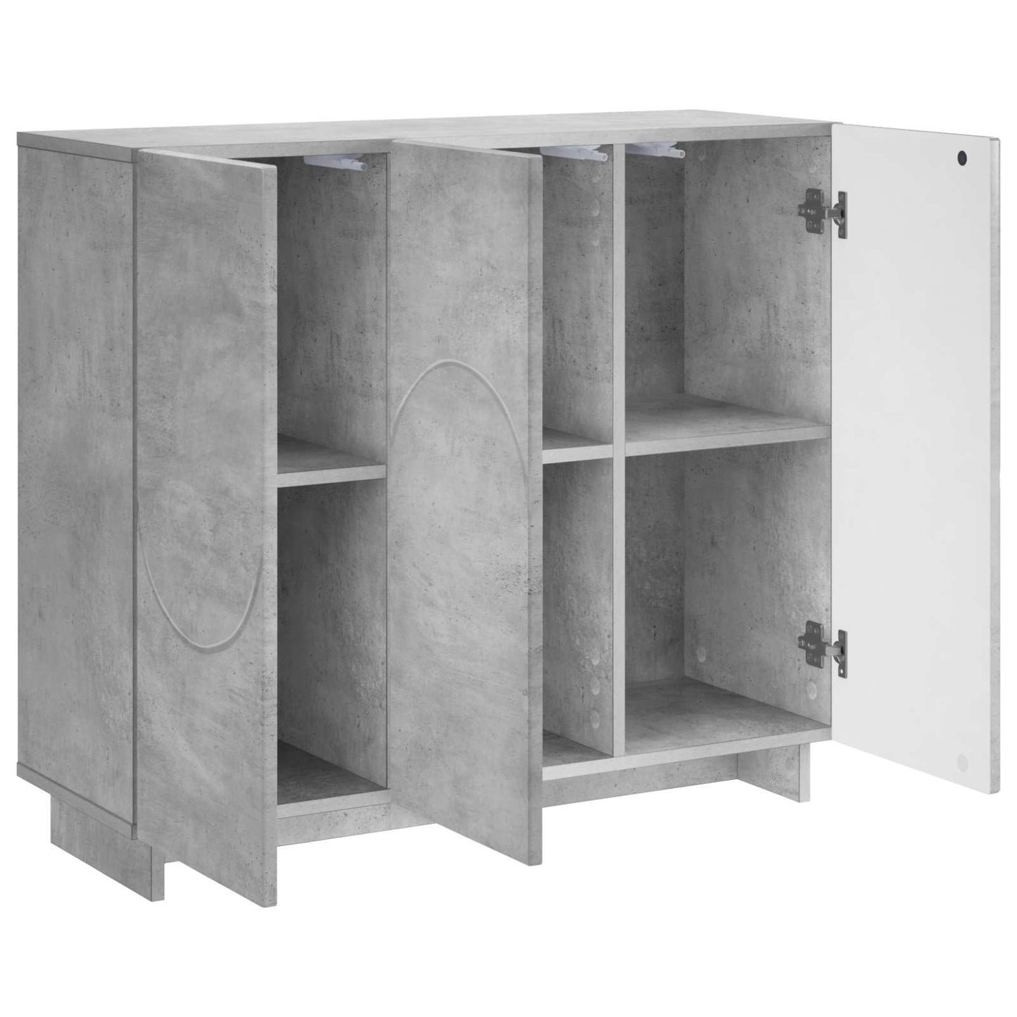 vidaXL Sideboard Concrete Grey 85.5 x 31 x 75 cm Engineered Wood