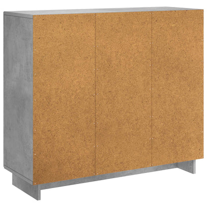 vidaXL Sideboard Concrete Grey 85.5 x 31 x 75 cm Engineered Wood