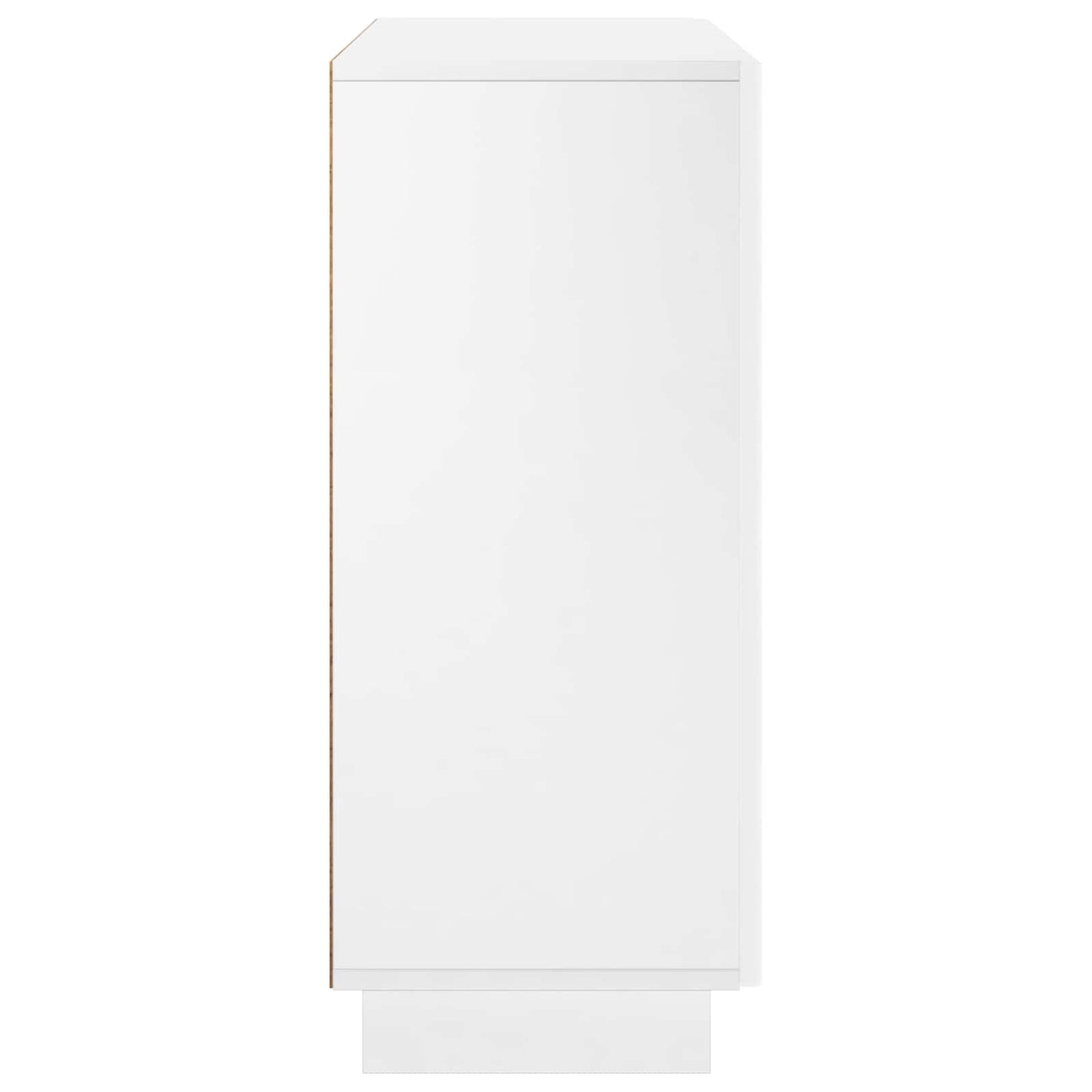 vidaXL Sideboard High Gloss White 85.5 x 31 x 75 cm Engineered Wood