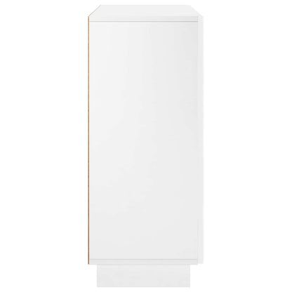 vidaXL Sideboard High Gloss White 85.5 x 31 x 75 cm Engineered Wood