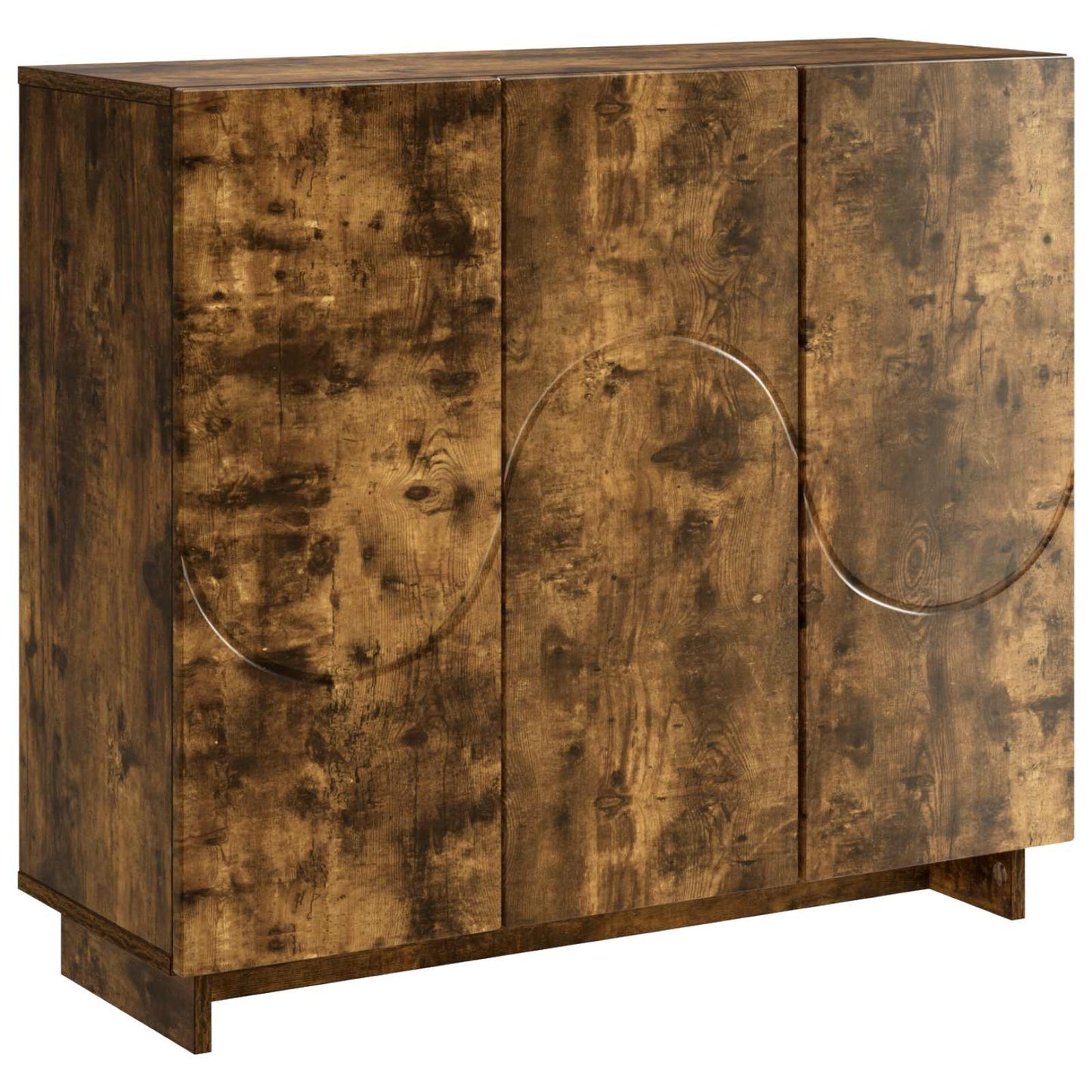 vidaXL Sideboard Smoked Oak 85.5 x 31 x 75 cm Engineered Wood