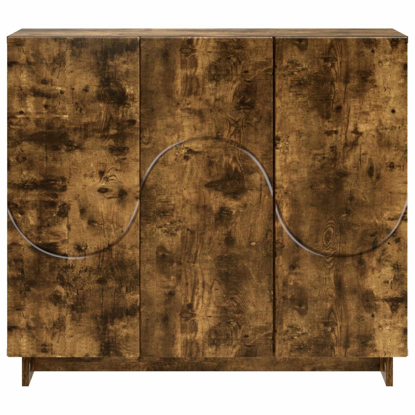 vidaXL Sideboard Smoked Oak 85.5 x 31 x 75 cm Engineered Wood