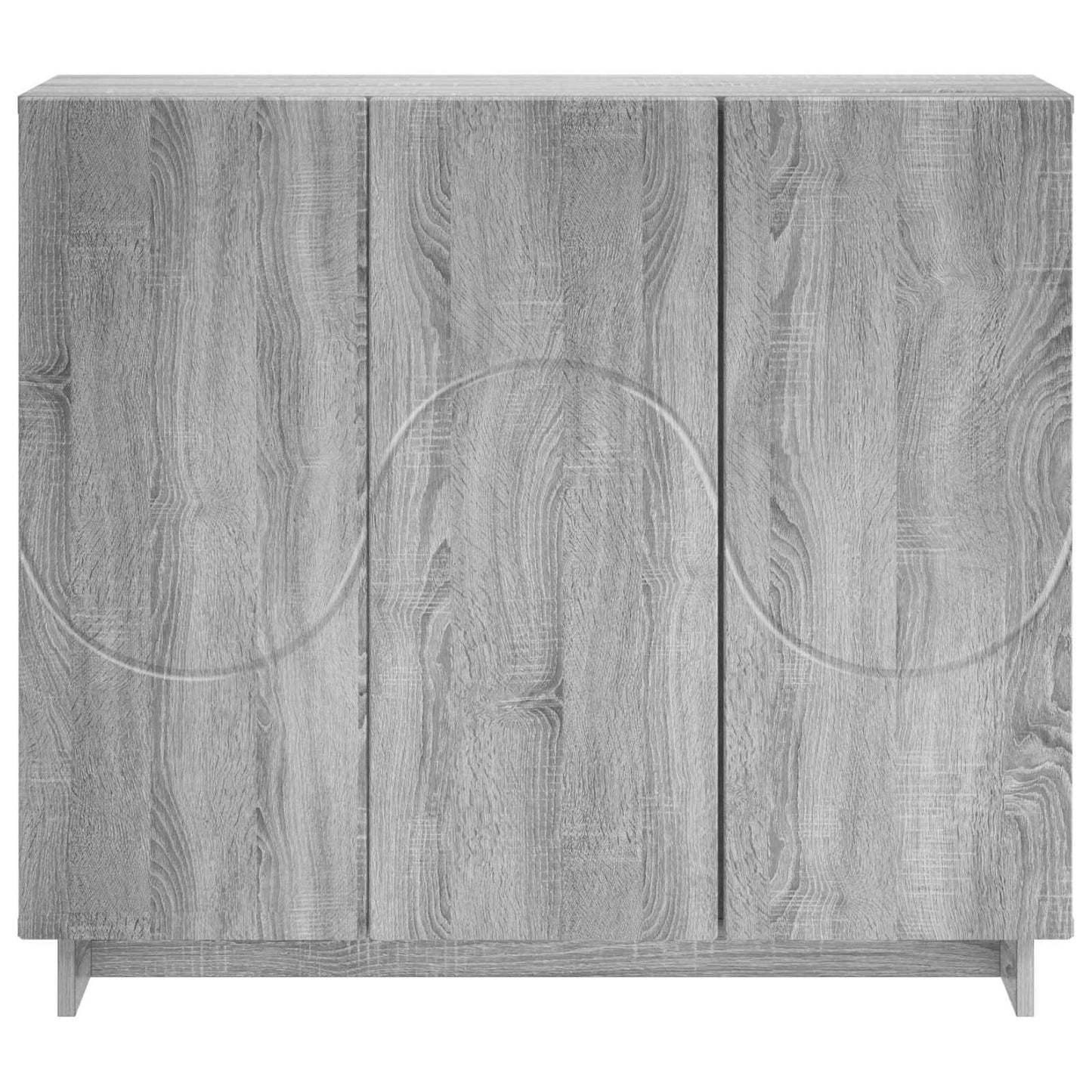 vidaXL Sideboard Grey Sonoma 85.5 x 31 x 75 cm Engineered Wood