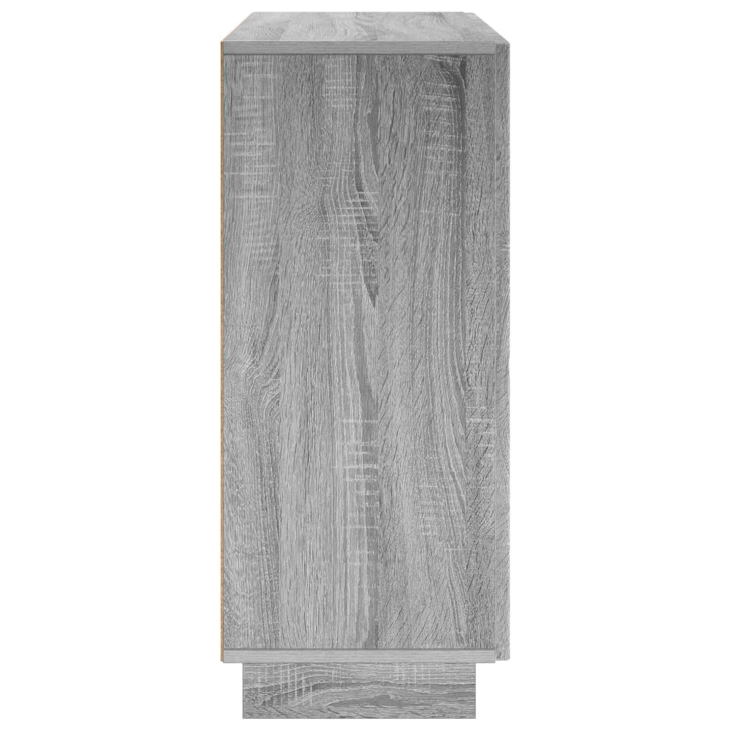 vidaXL Sideboard Grey Sonoma 85.5 x 31 x 75 cm Engineered Wood