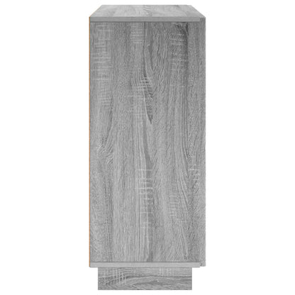 vidaXL Sideboard Grey Sonoma 85.5 x 31 x 75 cm Engineered Wood
