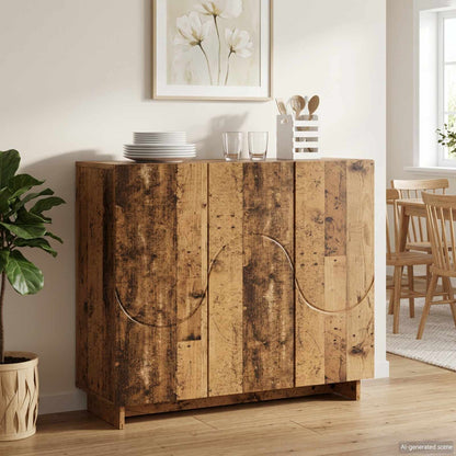 vidaXL Sideboard Old Wood 85.5 x 31 x 75 cm Engineered Wood
