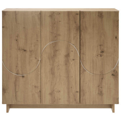 vidaXL Sideboard Artisan Oak 85.5 x 31 x 75 cm Engineered Wood