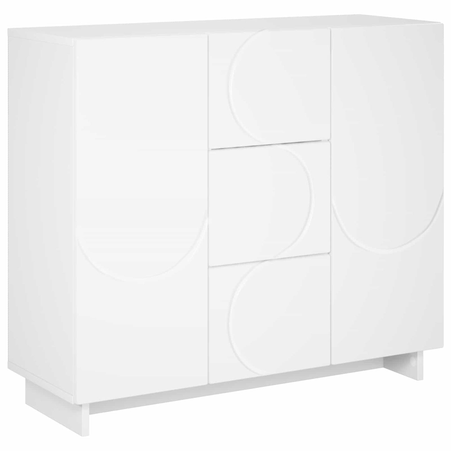 vidaXL Sideboard White 85.5 x 31 x 75 cm Engineered Wood