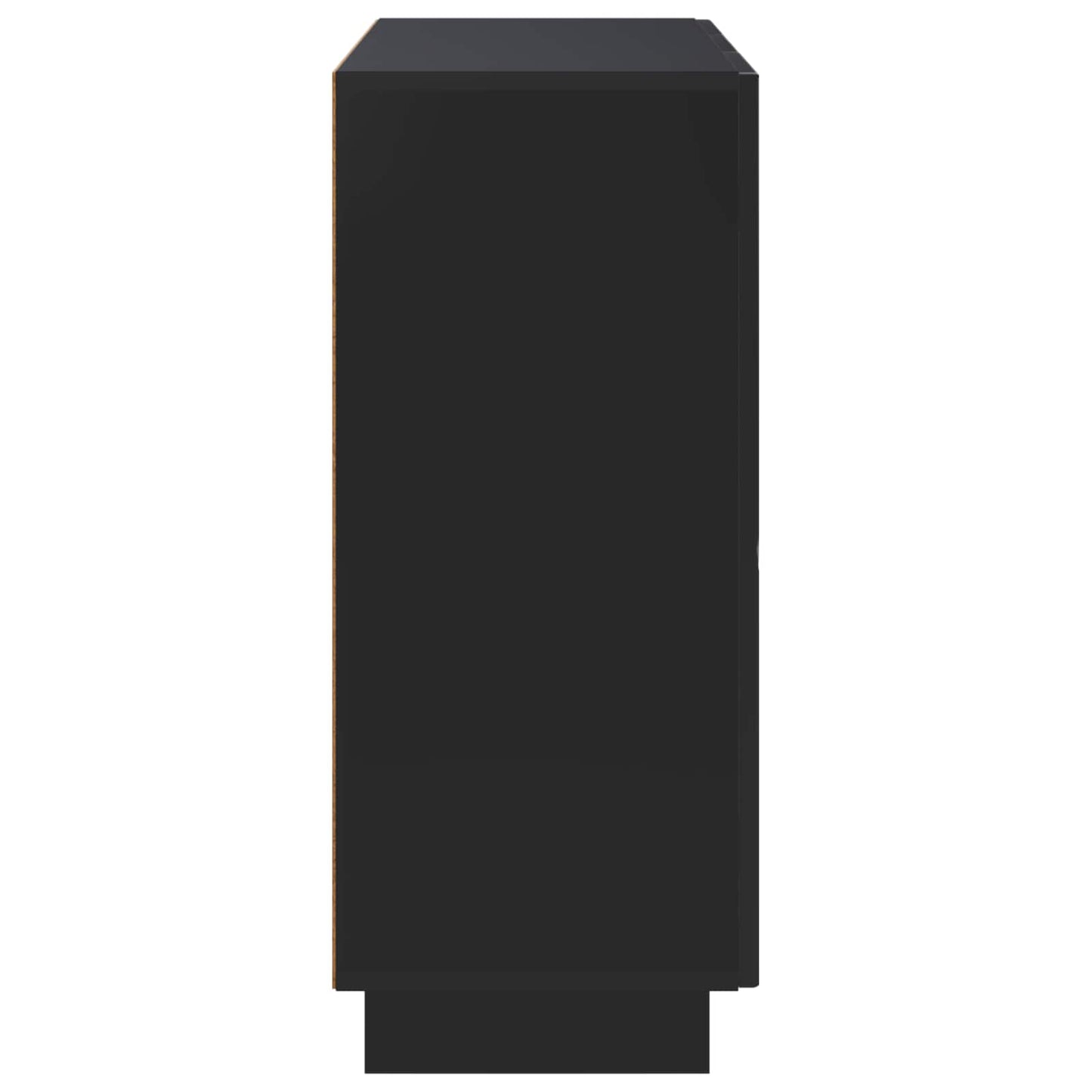 vidaXL Sideboard Black 85.5 x 31 x 75 cm Engineered Wood