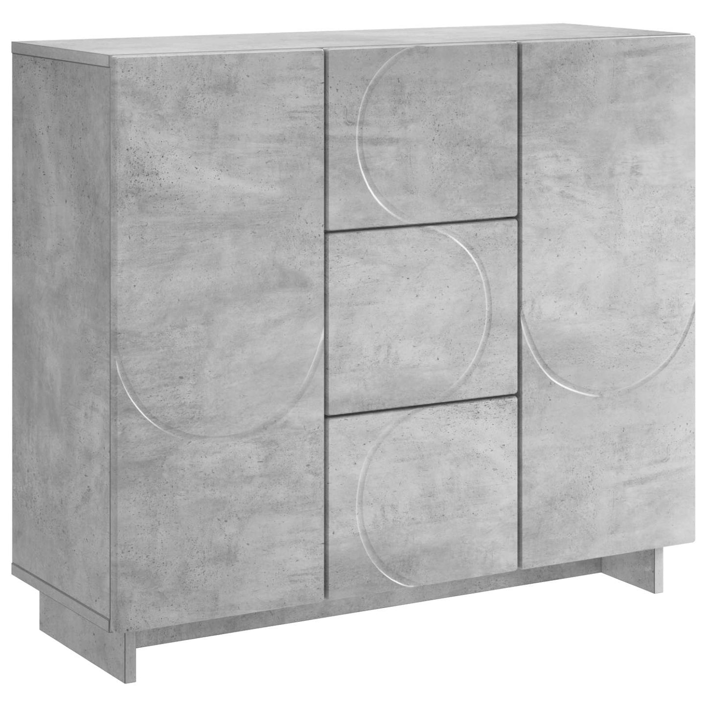 vidaXL Sideboard Concrete Grey 85.5 x 31 x 75 cm Engineered Wood