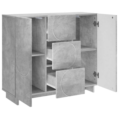 vidaXL Sideboard Concrete Grey 85.5 x 31 x 75 cm Engineered Wood