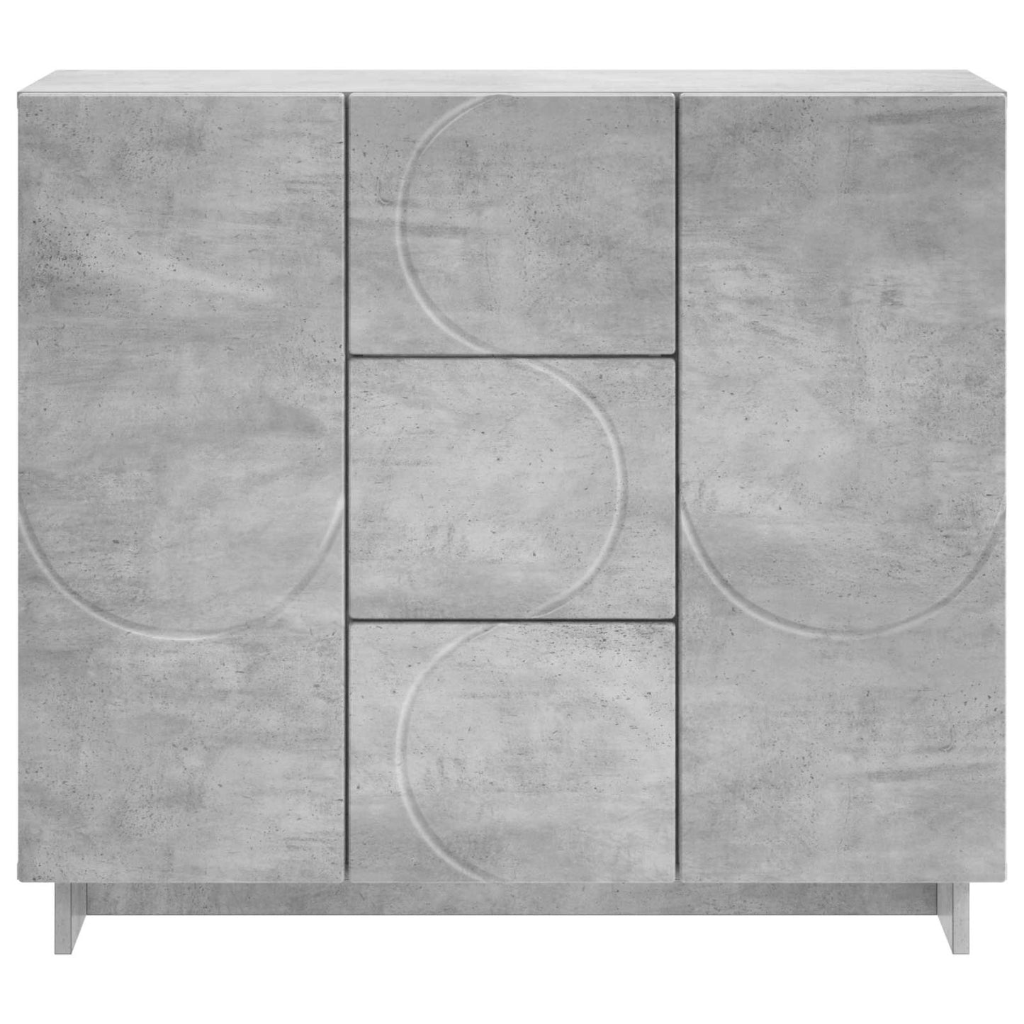 vidaXL Sideboard Concrete Grey 85.5 x 31 x 75 cm Engineered Wood