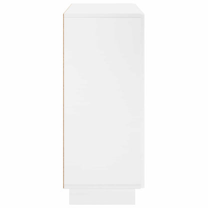 vidaXL Sideboard High Gloss White 85.5 x 31 x 75 cm Engineered Wood