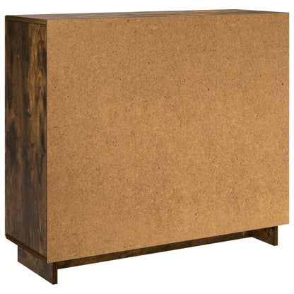 vidaXL Sideboard Smoked Oak 85.5 x 31 x 75 cm Engineered Wood